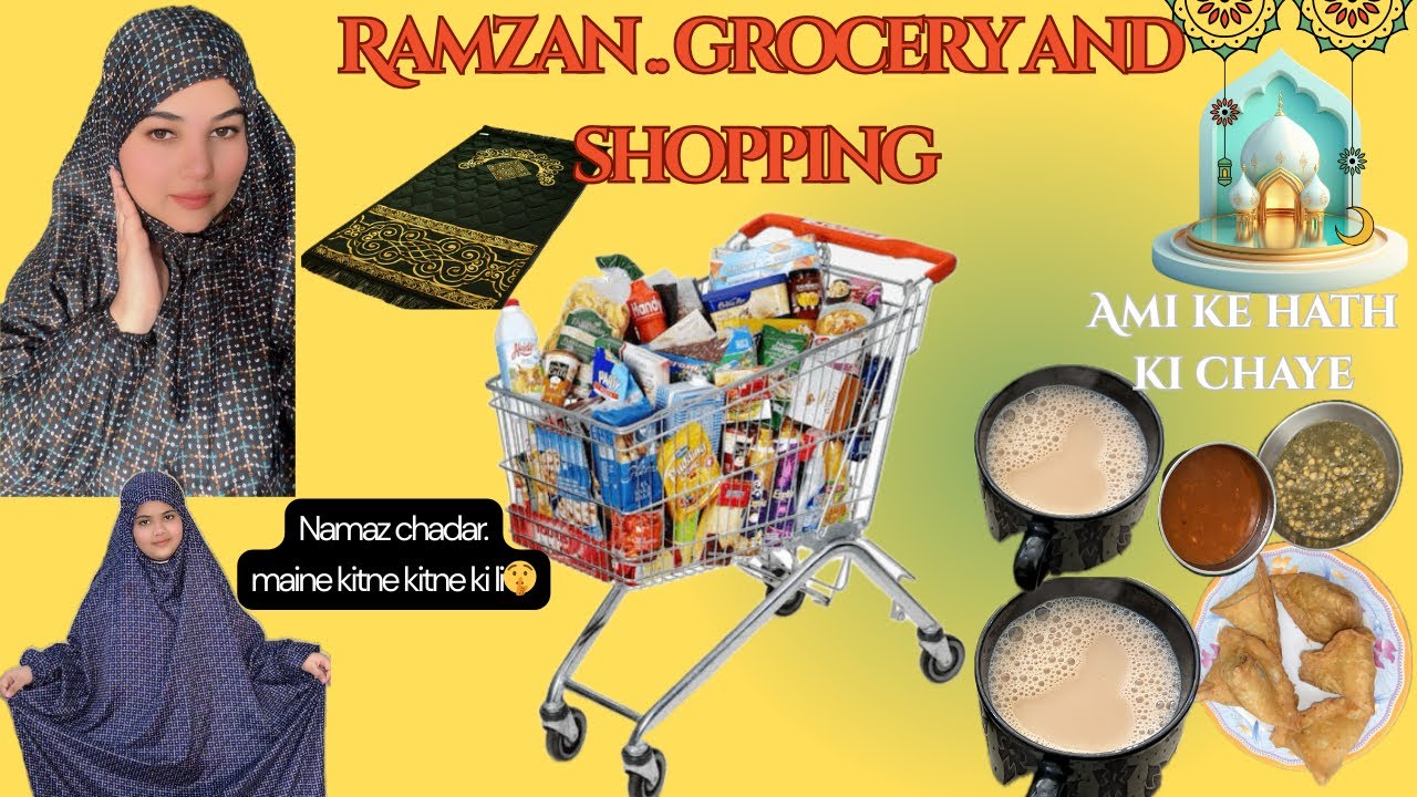 Ramzan grocery.2026/namaz chadar aur jaynamaz ki shopping 