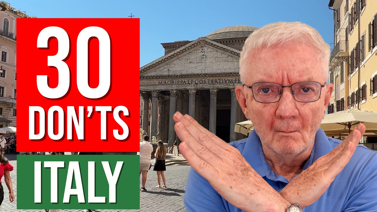 Things We NEVER Do in Italy (After 30 Years)