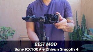 RX100 + Zhiyun Smooth 4 Gimbal Conversion