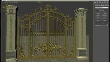 Thiết kế cổng nhôm đúc 3D - Cổng nhôm ASUZAC ACM