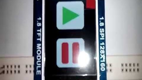 1.8" SPI TFT LCD Display Module Demo