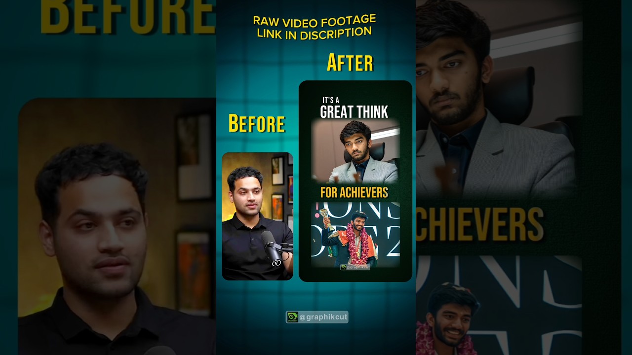 Link in description Raw video footage for editing practice | @rajshamani| #beforeandafter #editing