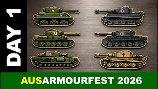 Australian Armour Festival 2026. All vehicles of day 1 (Aug-28 2026).