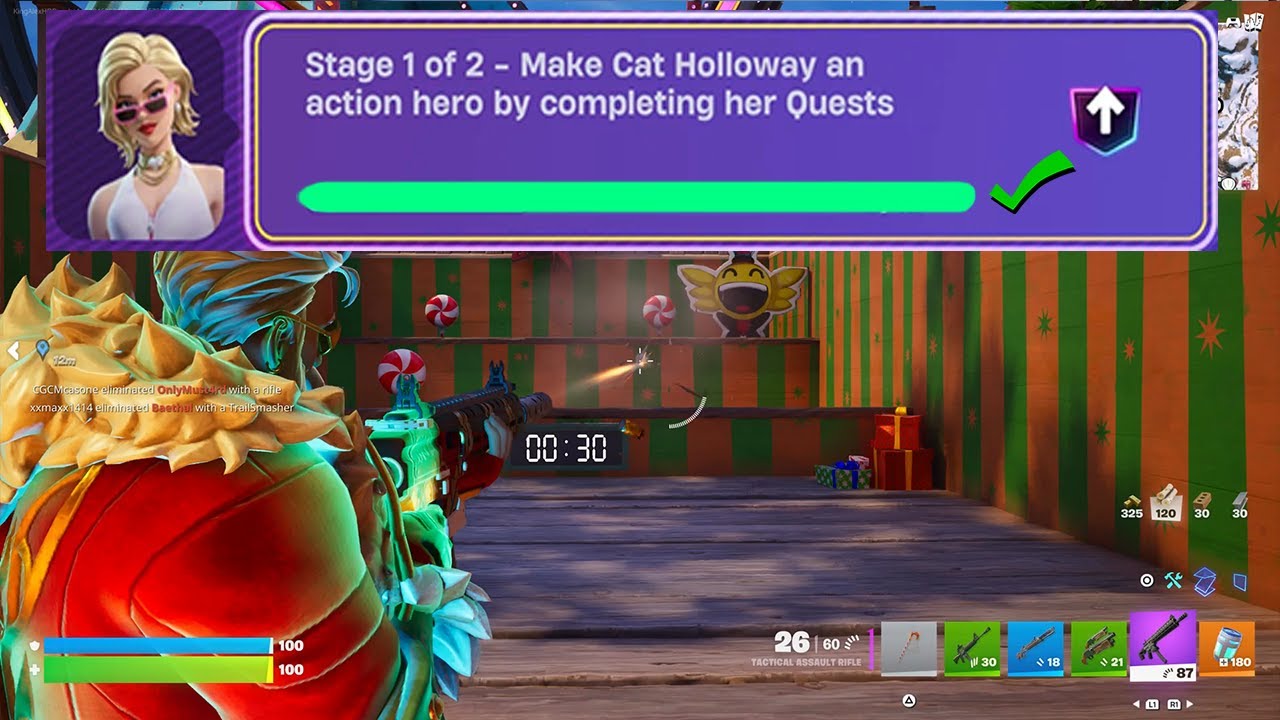 How to EASILY Make Cat Holloway an action hero by completing her Quests