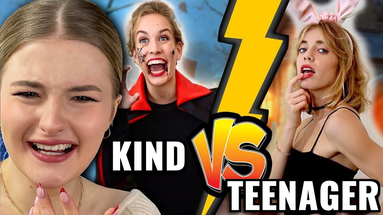 LiDiRo reagiert auf Kind vs Teenager an HALLOWEEN 🎃Styling Party Pranks #justleo #halloween #lidiro