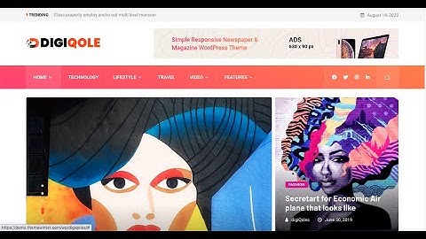 1. Digiqole - Header Design with ElementsKit Header Builder