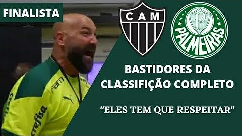 Bastidores da classificação do Palmeiras na Libertadores | Atlético -mg x Palmeiras | completo