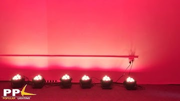 3x18W LED Flat Par Light with Remote Controller