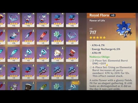 How to get 5 star artifact before AR 30 (Royal Flora) | Genshin Impact