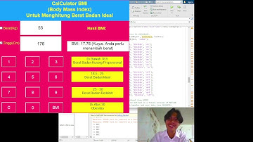 Membuat Program Untuk Menghitung Berat Badan Ideal menggunakan BMI(Body Mass Index) di GUI Matlab