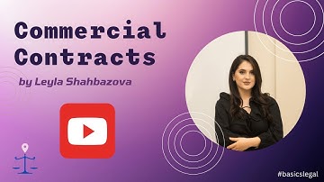 Commercial Contracts - BasicsLegal