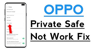 OPPO Phone Private Safe Not Opening Problem Solve / How To Fix Private Safe Problem in OPPO