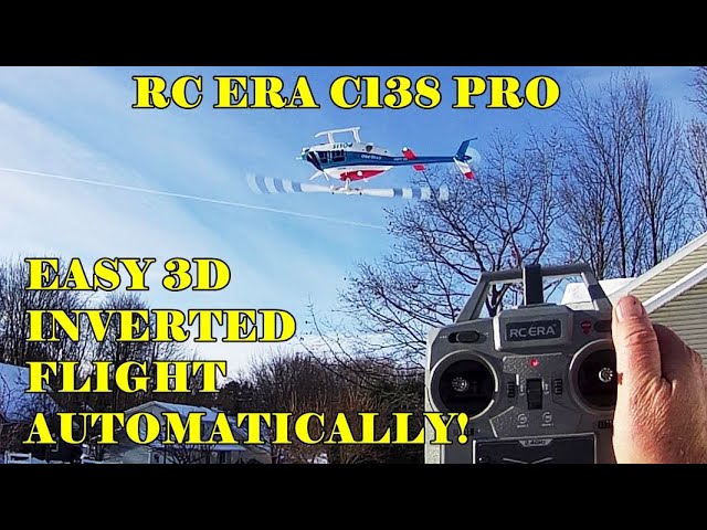 RC ERA C138 Pro Stunt Helicopter Flight Test Review - YouTube