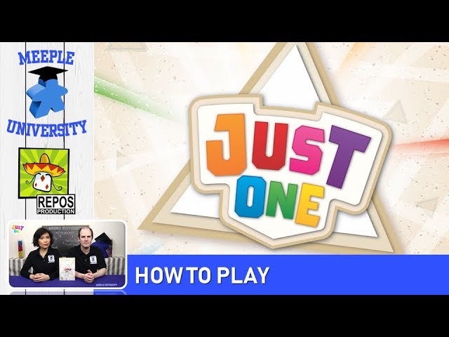 Just One Board Game – How to Play & Setup (Full rules in less than 5  minutes) 