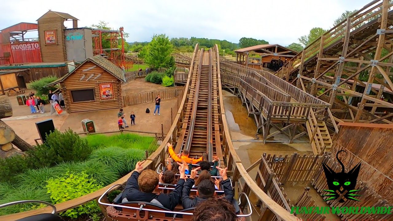 HEARTPOUNDING TIMBER ROLLER COASTER IN FRANCE 2024 EXCLUSIVE FOOTAGE