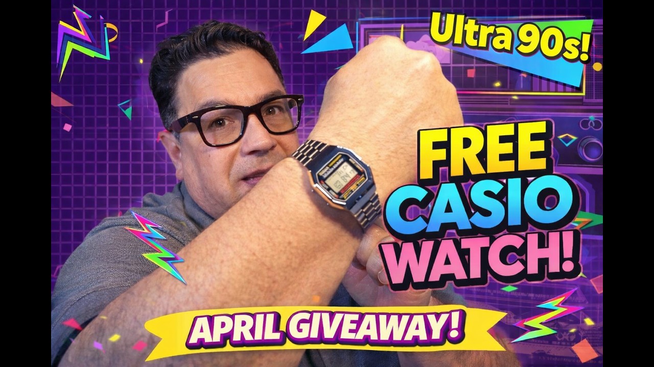 I'm Giving Away the Most 90s Watch Ever (Casio A168) - YouTube