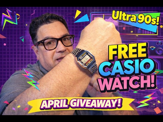 I'm Giving Away the Most 90s Watch Ever (Casio A168) - YouTube