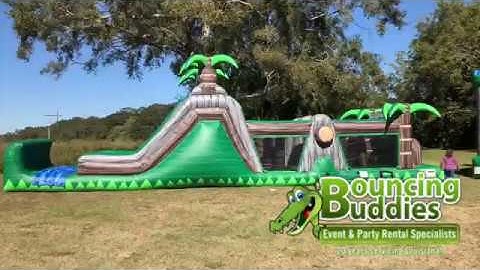 47’ Tropical Obstacle Course Rental Lafayette LA