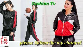 New shiny sports|stylish track suits with beautiful ladies