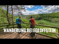 Wanderung bei egloffstein unterwegs im trubachtal in der frnkischen schweiz