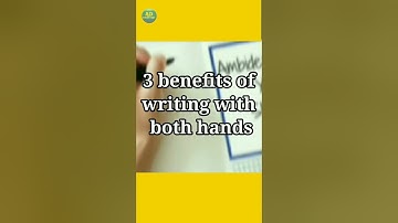 3 benefits of writing with both hands in hindi #shorts