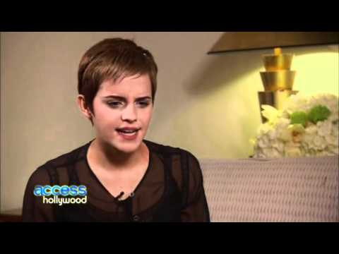 Emma Watson Kissing & Saying Good bye to Harry Pot...