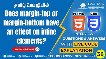 Does margin-top or margin-bottom have an effect inline elements? Left-Margin and Top-Margin in CSS3