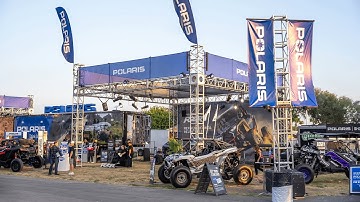 Polaris Rzr Booth at Sand Sports Super Show 2024
