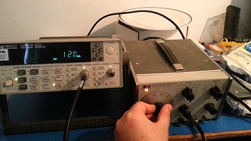HP 53131A frequency counter test