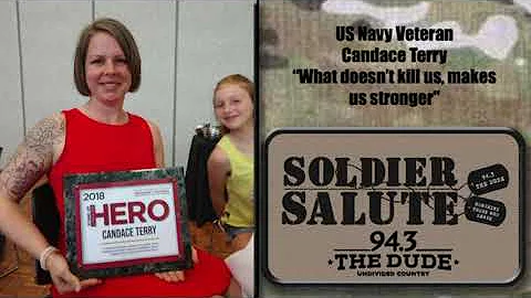 "The Soldier Salute"- US Navy Veteran Candace Terry