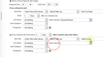 Set Triggers In Your Video Email