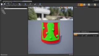 UE4 Drive Cloth Simulation with a proxy model screenshot 5
