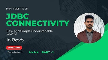 1. JDBC Connectivity | Java Tutorial in Telugu | Phani Soft Tech