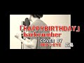 「HAPPY BIRTHDAY」backnumber cover RED☆EYE 広島
