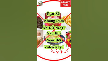 Bạn sẽ không dám ăn đồ ngọt nữa sau khi xem hết video này! #chamsocsuckhoe #dinhduong #songkhoe