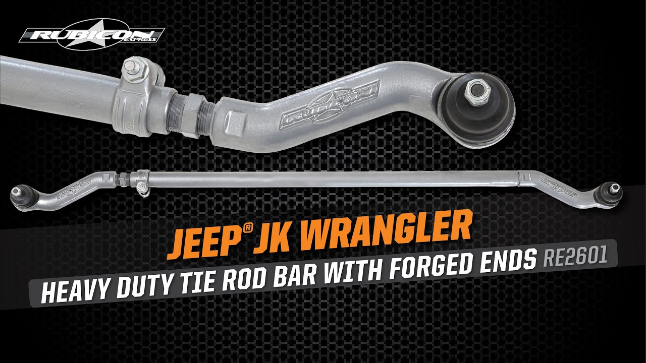 Rubicon Express Jeep® JK WRANGLER HEAVYDUTY TIE ROD BAR YouTube