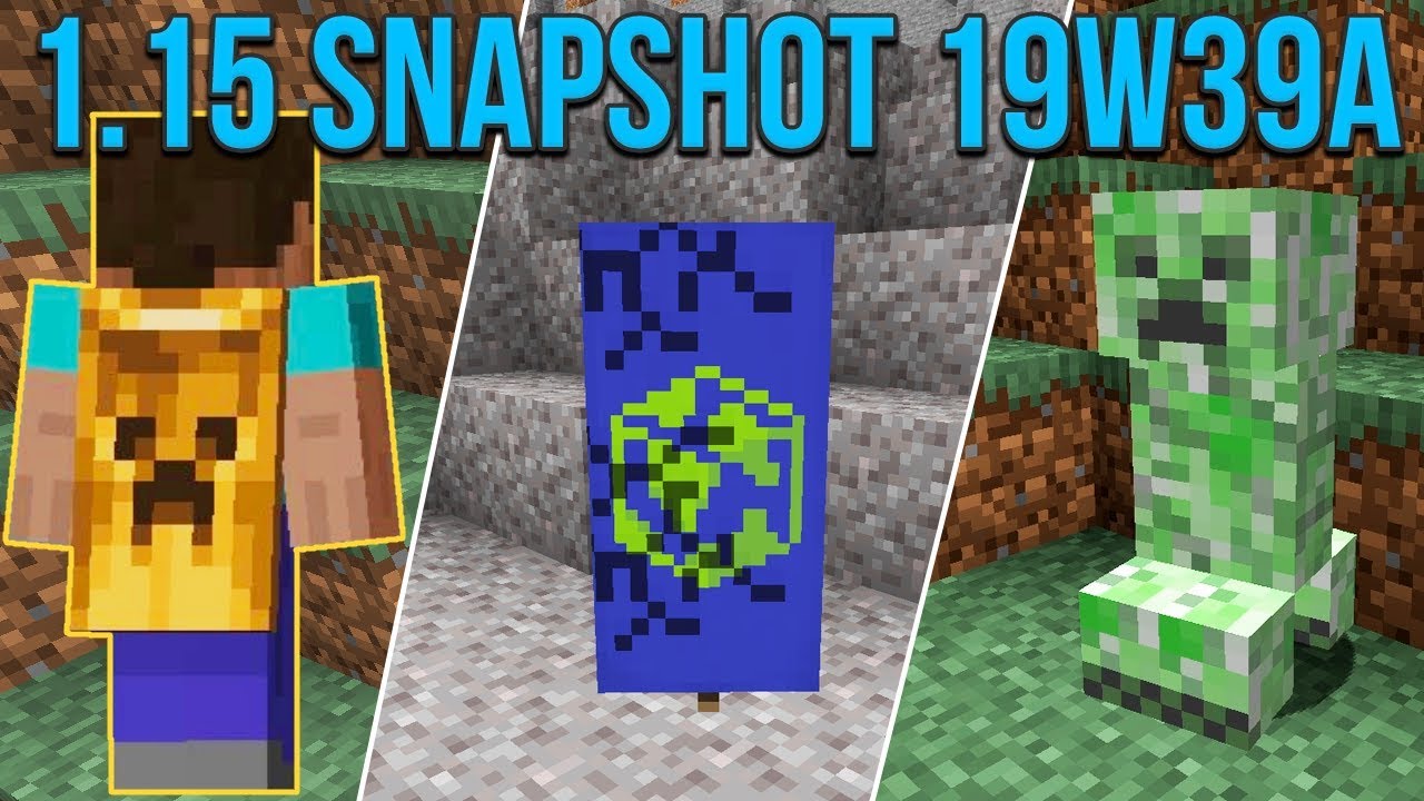 Minecraft 1 15 Snapshot 19w39a Blaze 3d Rendering Free Cape For Bedrock Youtube