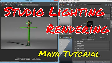 Studio Lighting and Rendering [Maya Tutorial]  | Rees3D.com