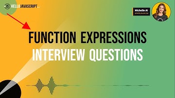 JavaScript Function Expressions: Interview Questions & Answers | #JS
