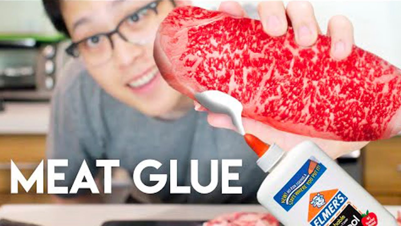 How chefs use 'meat glue' made from pig blood to stick steaks together