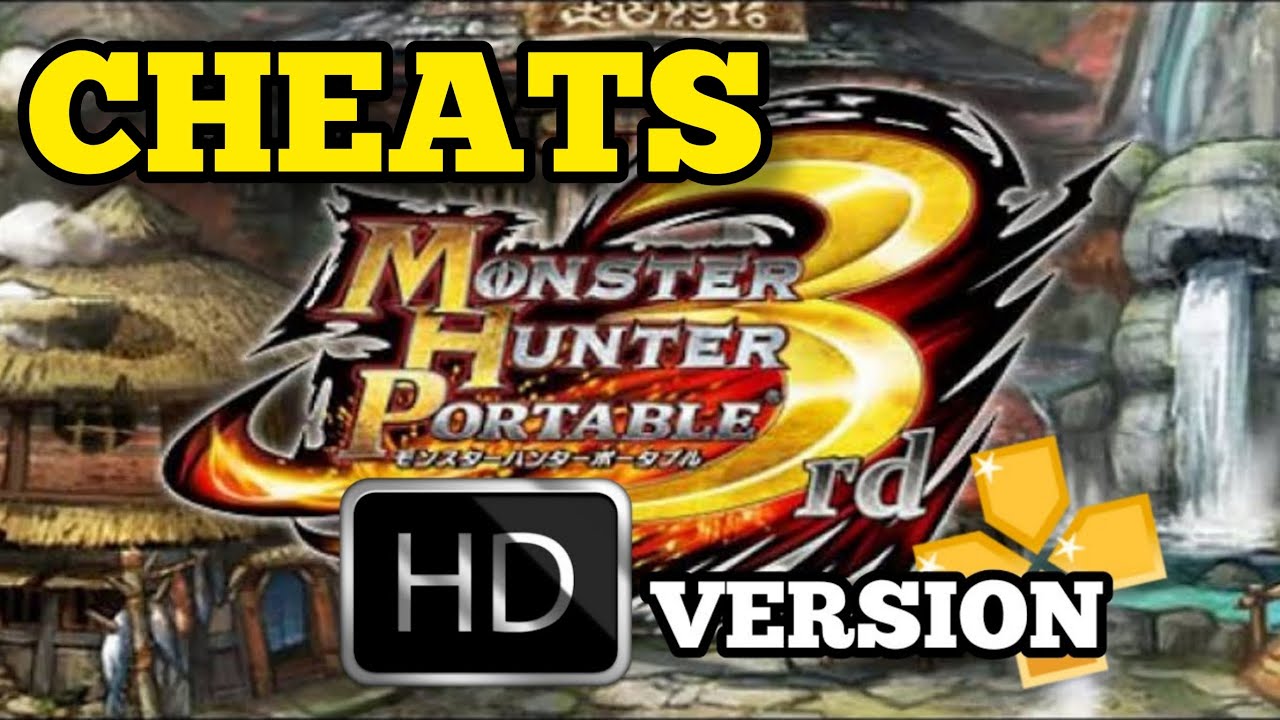 How To Enable Cheat Codes On Monster Hunter Portable 3rd