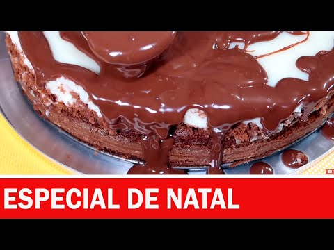 Vídeo: Bolo De Chocolate De Natal