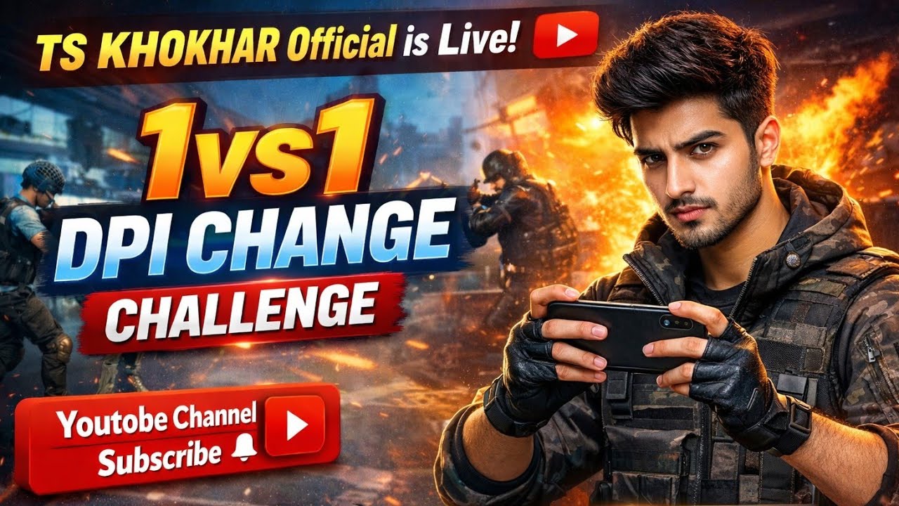TS KHOKHAR official live Dpi Change Challenge 