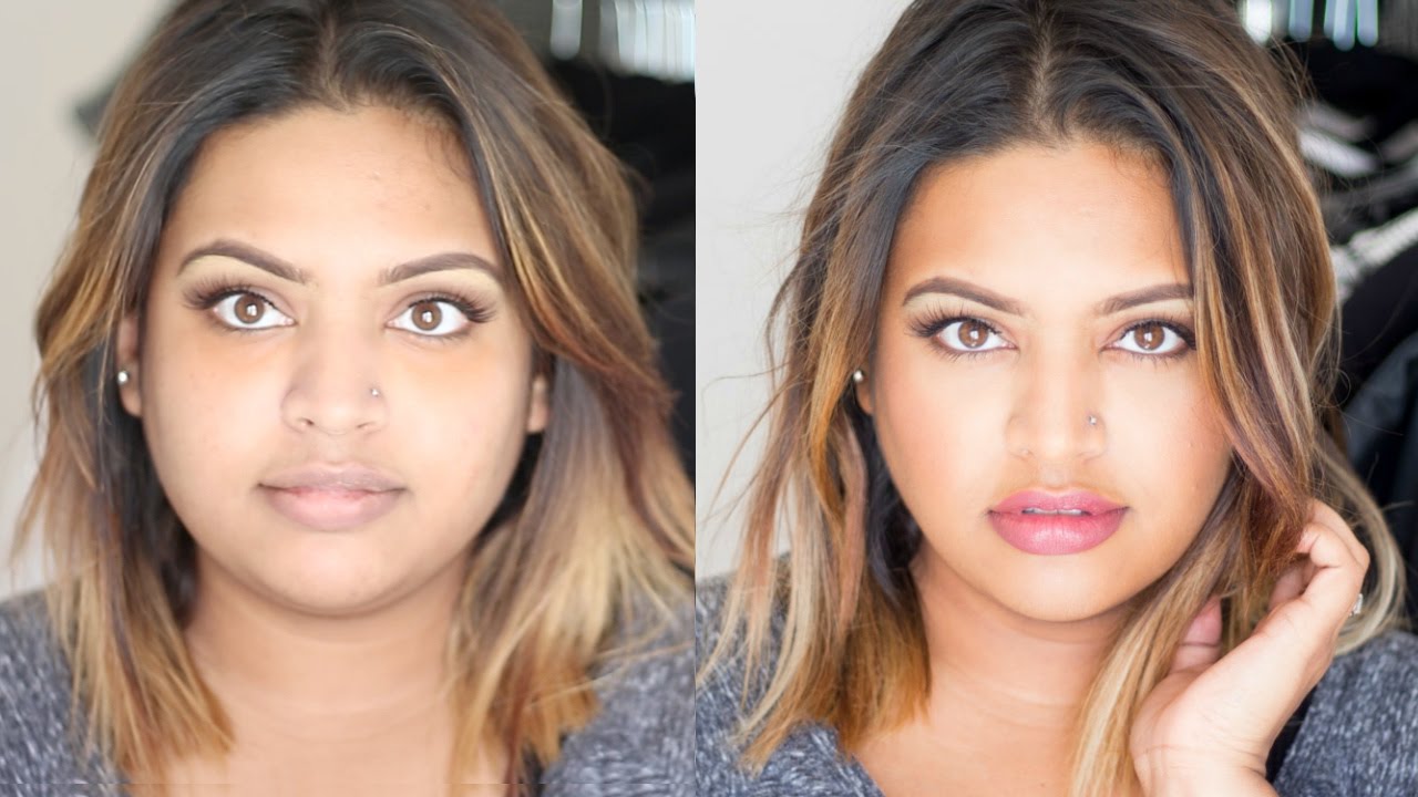 How To Contour A Round Face All Drugstore Youtube