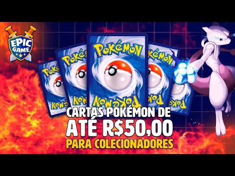 Pokémon cards up to R$50.00 for your collection!