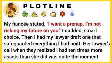 My fiancée stated, "I want a prenup. I’m not risking my future on you." I nodded, smart choice. Then