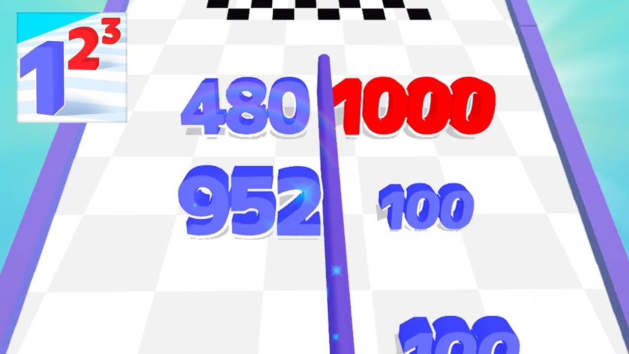 Number Leveling - Reach to 258M Number Run - All Level Gameplay Android, iOS