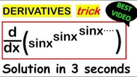 Find the derivative of infinite series by shortcut method ( super trick )