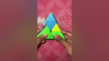 Pyramid cube solved 1 algorithm