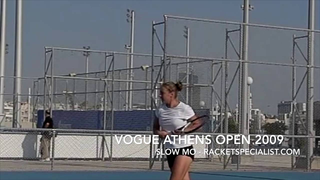 Kristina Kucova slow motion overhead smash - YouTube